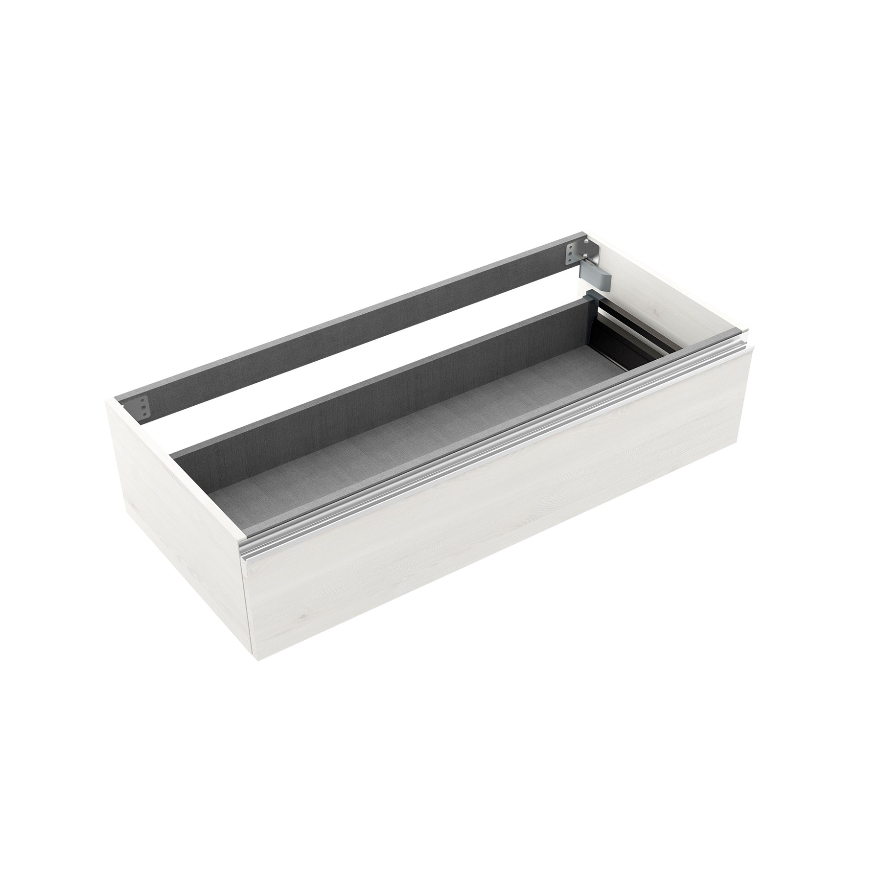 Schrankelement SPIRIT 1200 1 Metallschublade  SBIANCATO 1194 x 270 x 450 mm