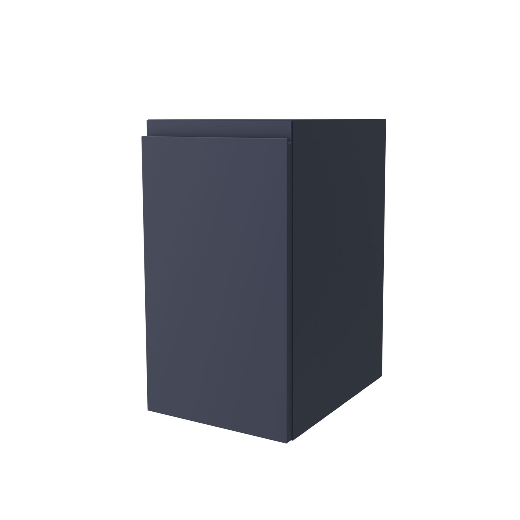 Schrankelement wandhängend MAM 300 NIGHT BLUE links 1 Tür mit Softeinzug 300 x 540 x 404 mm