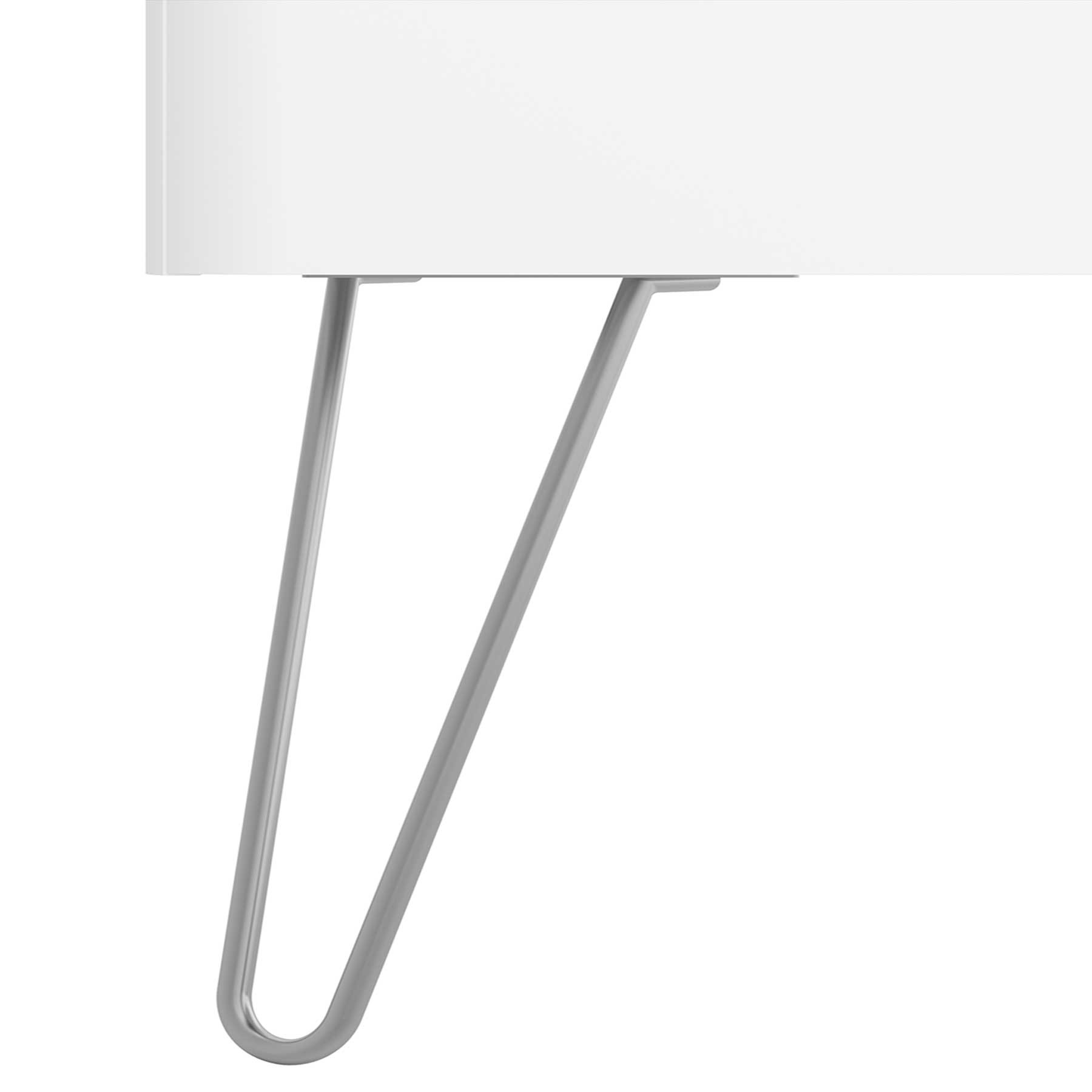 Satz 2 Füße UNIIQ CHROM 230 mm