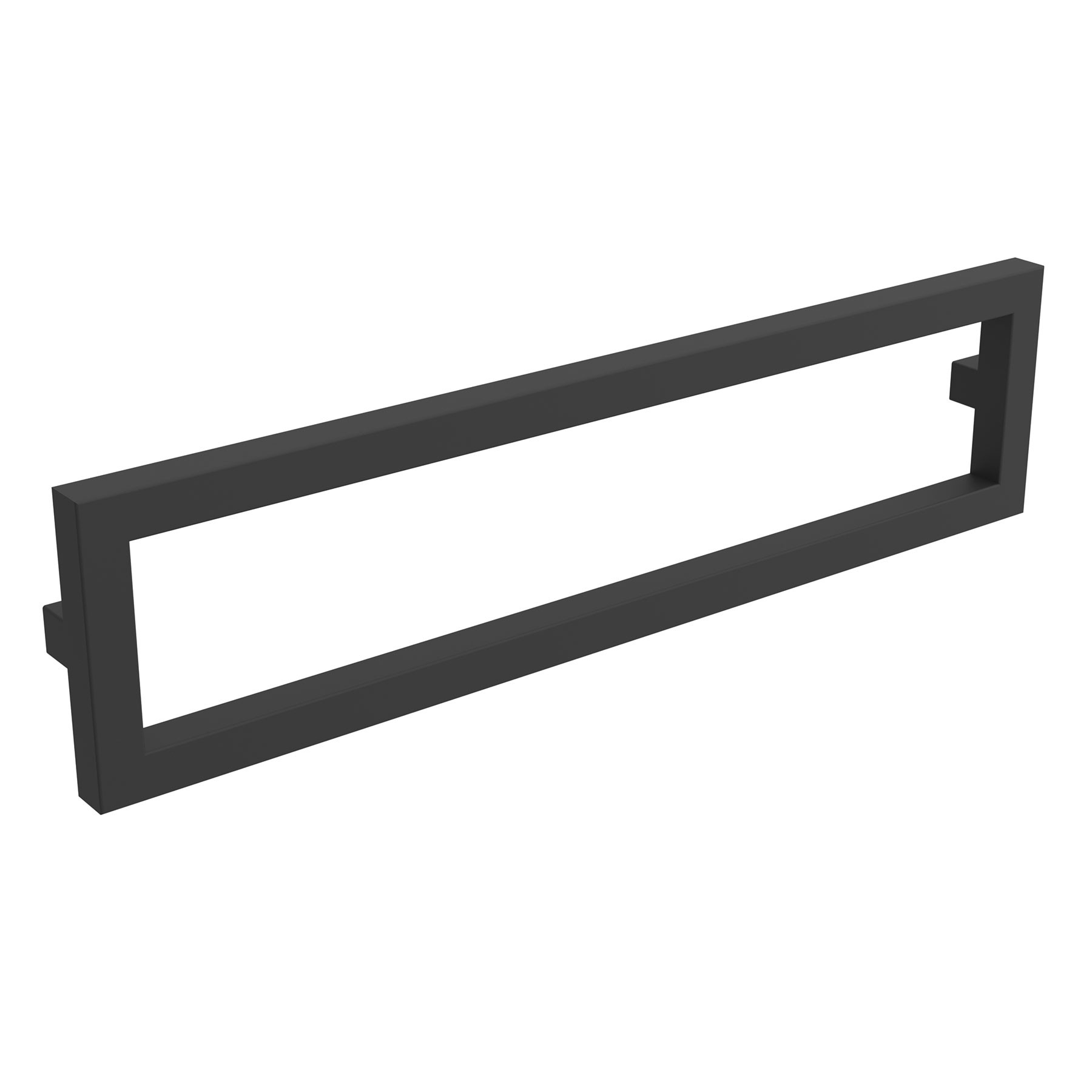 Frontseite aus Metall LLOYD MATT SCHWARZ 400 x 100 x 29 mm