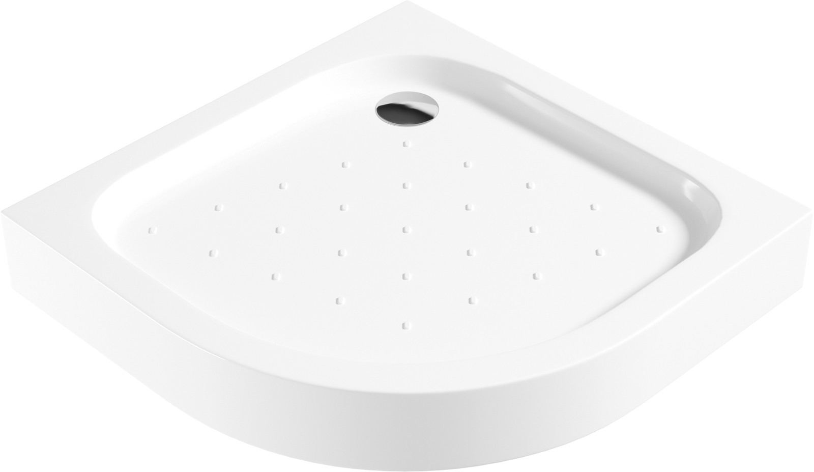 Funkia - Acryl-Duschtasse, halbrund, 90 cm