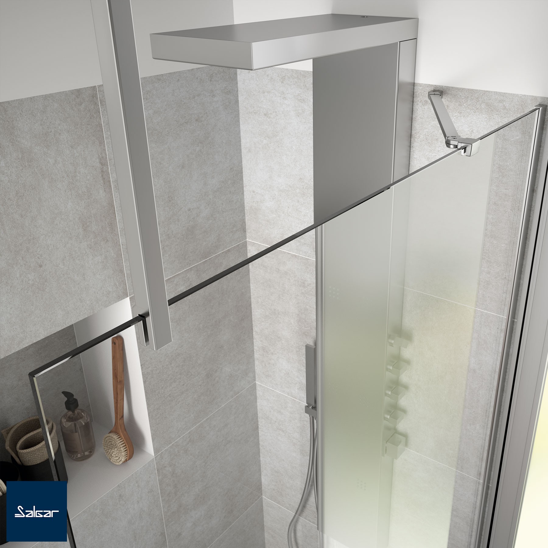 Deckenstütze 1050mm mattschwarz HEAVEN BLACK