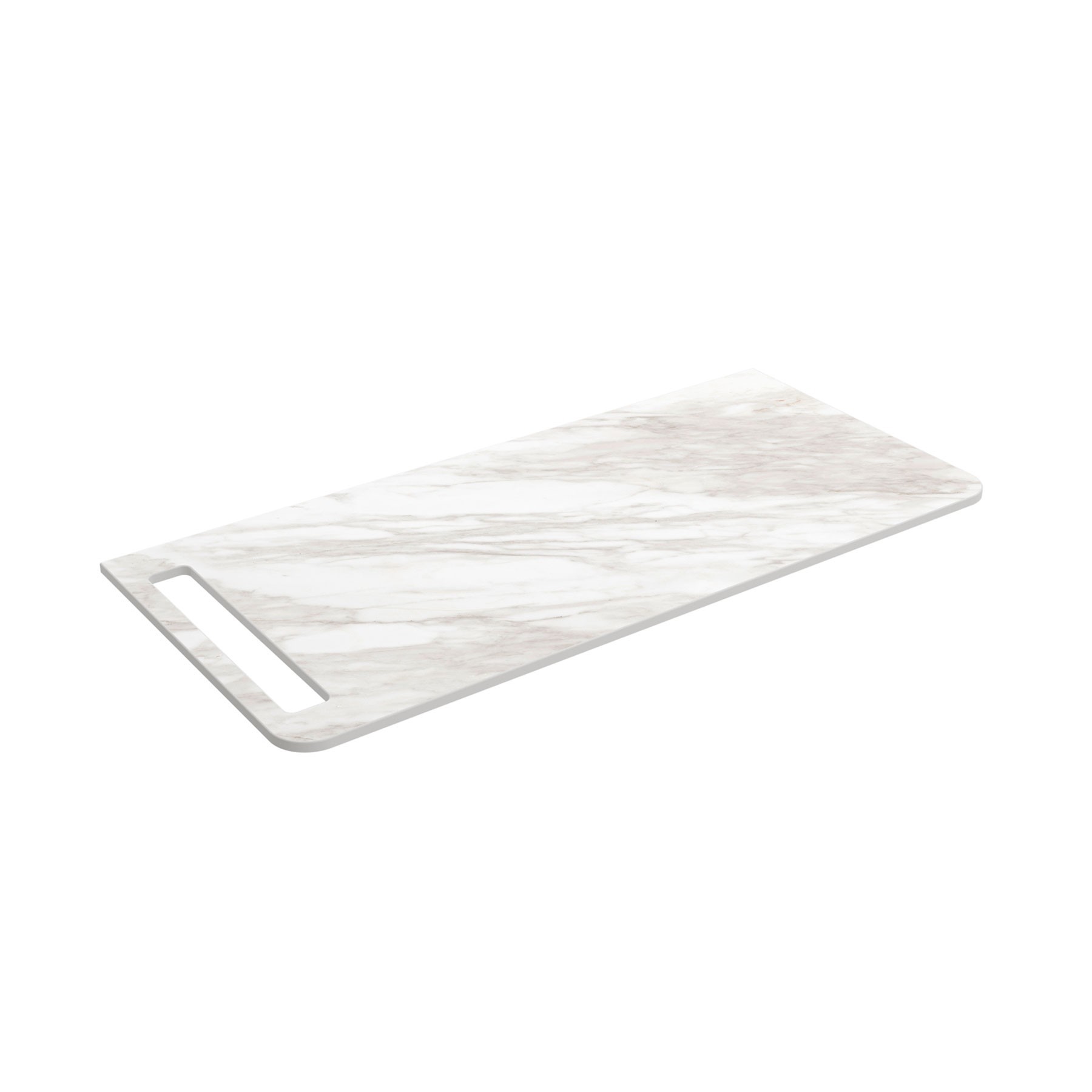 Waschtischplatten UNIIQ 990 für Waschschale optional mit Wasserhahn, Handtuchhalter optional WEIßER MARMOR 990 x 12 x 460 mm