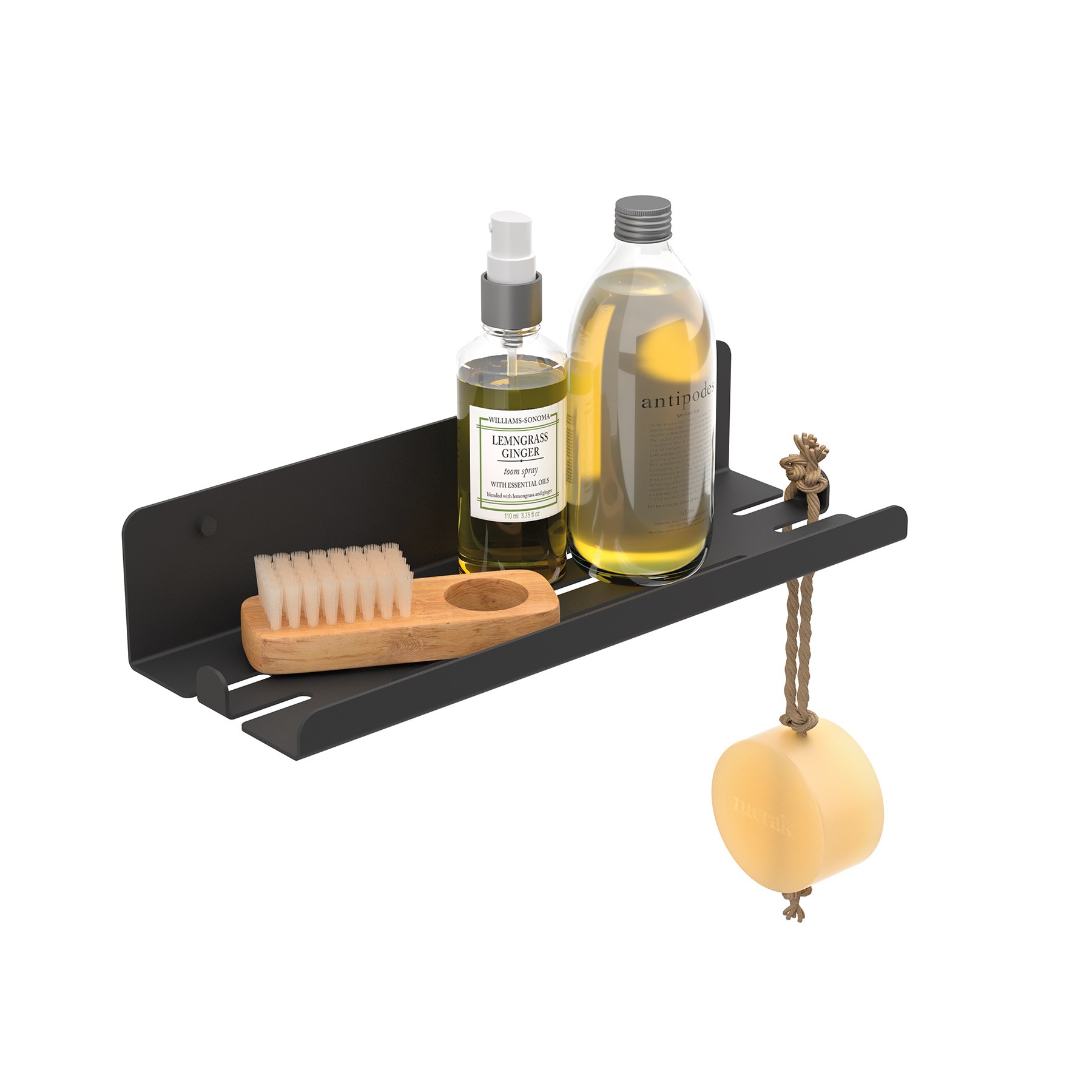 Abstellboard OBI MATT SCHWARZ 350 x 120 x 70 mm