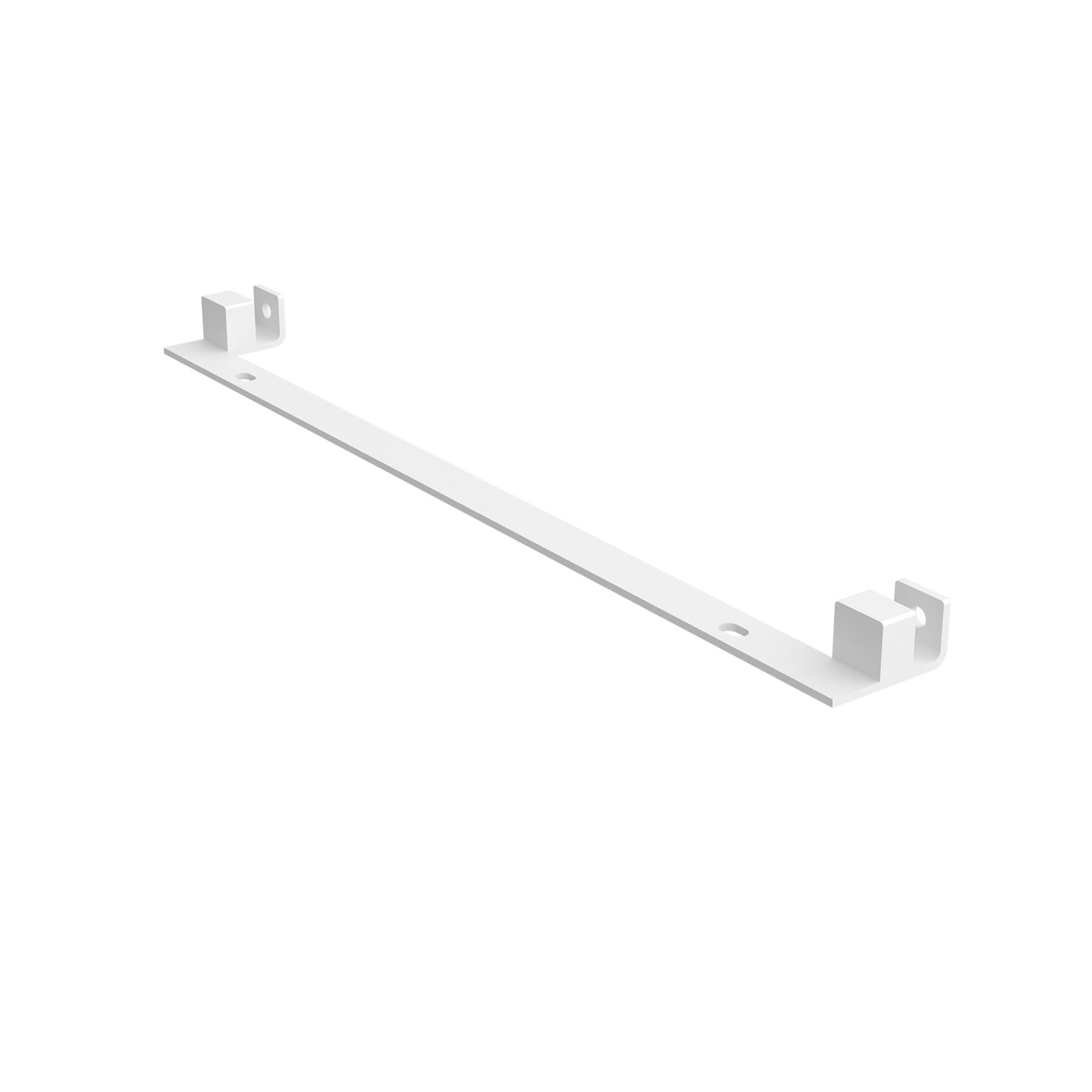 Verbindungsschiene LLOYD für Waschtischplatte Compakt MATT WEIß 297 x 15 x 30 mm