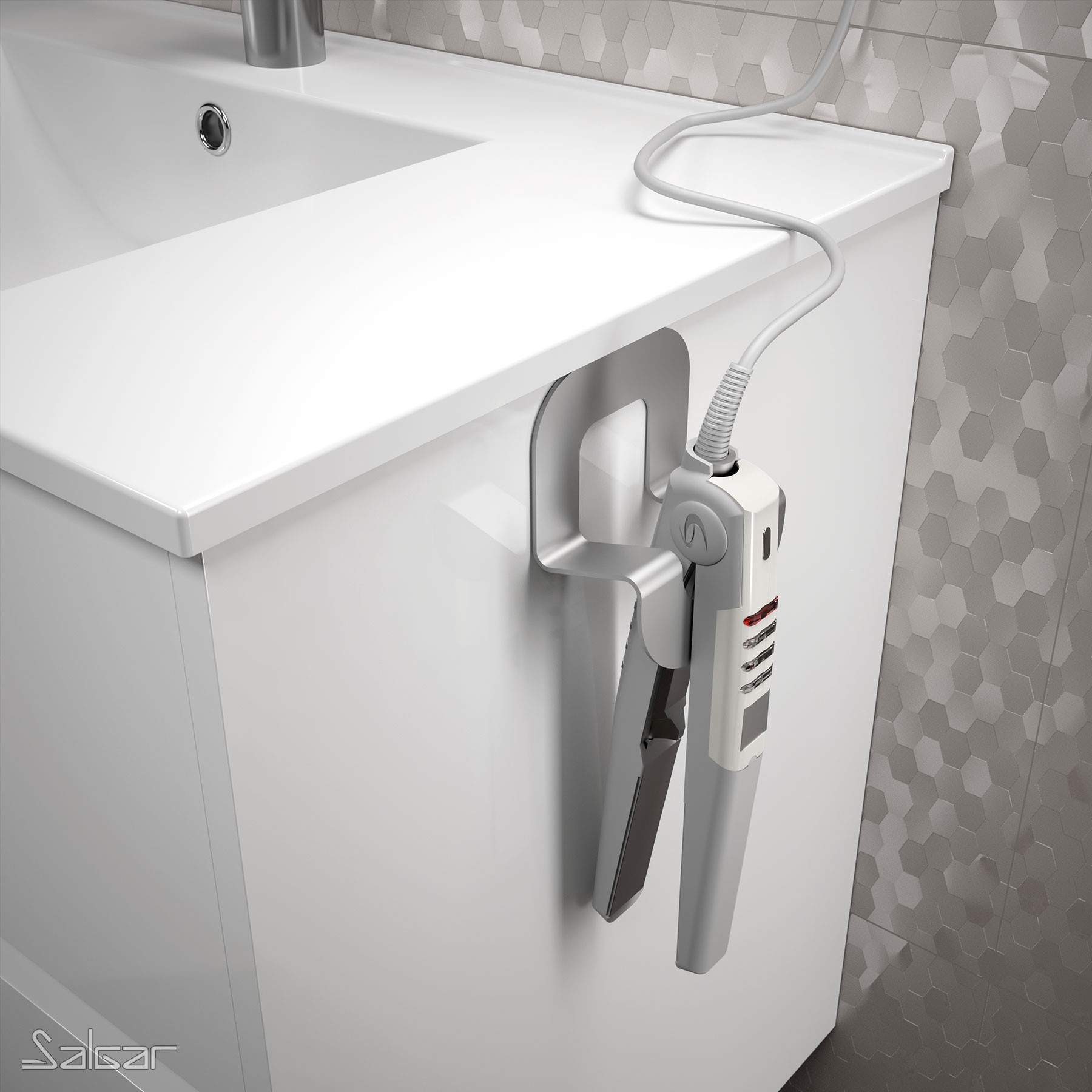 Haarglätter Halterung MINIMAL ALUMINUM