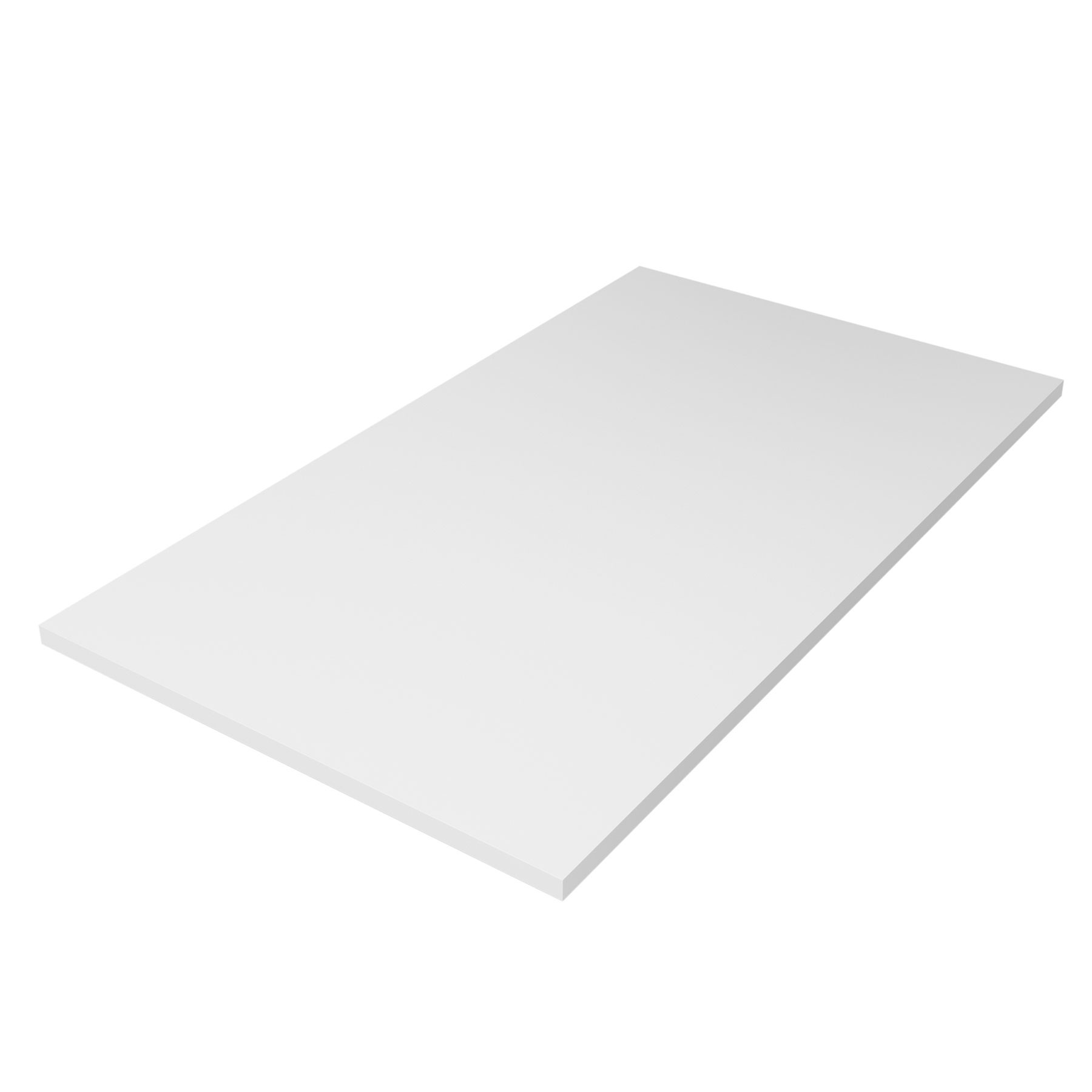 Waschtischplatten ohne Bearbeitung WHITE COTTON 800 x 16 x 460 mm