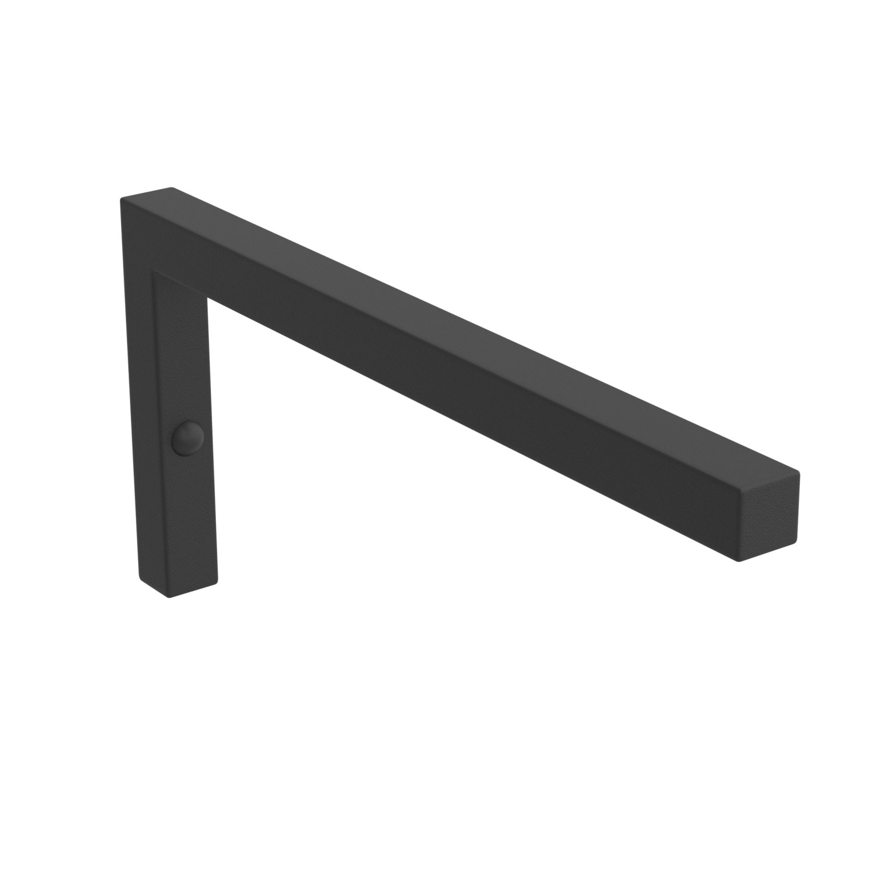 Halter MATT BLACK 30 x 200 x 440 mm
