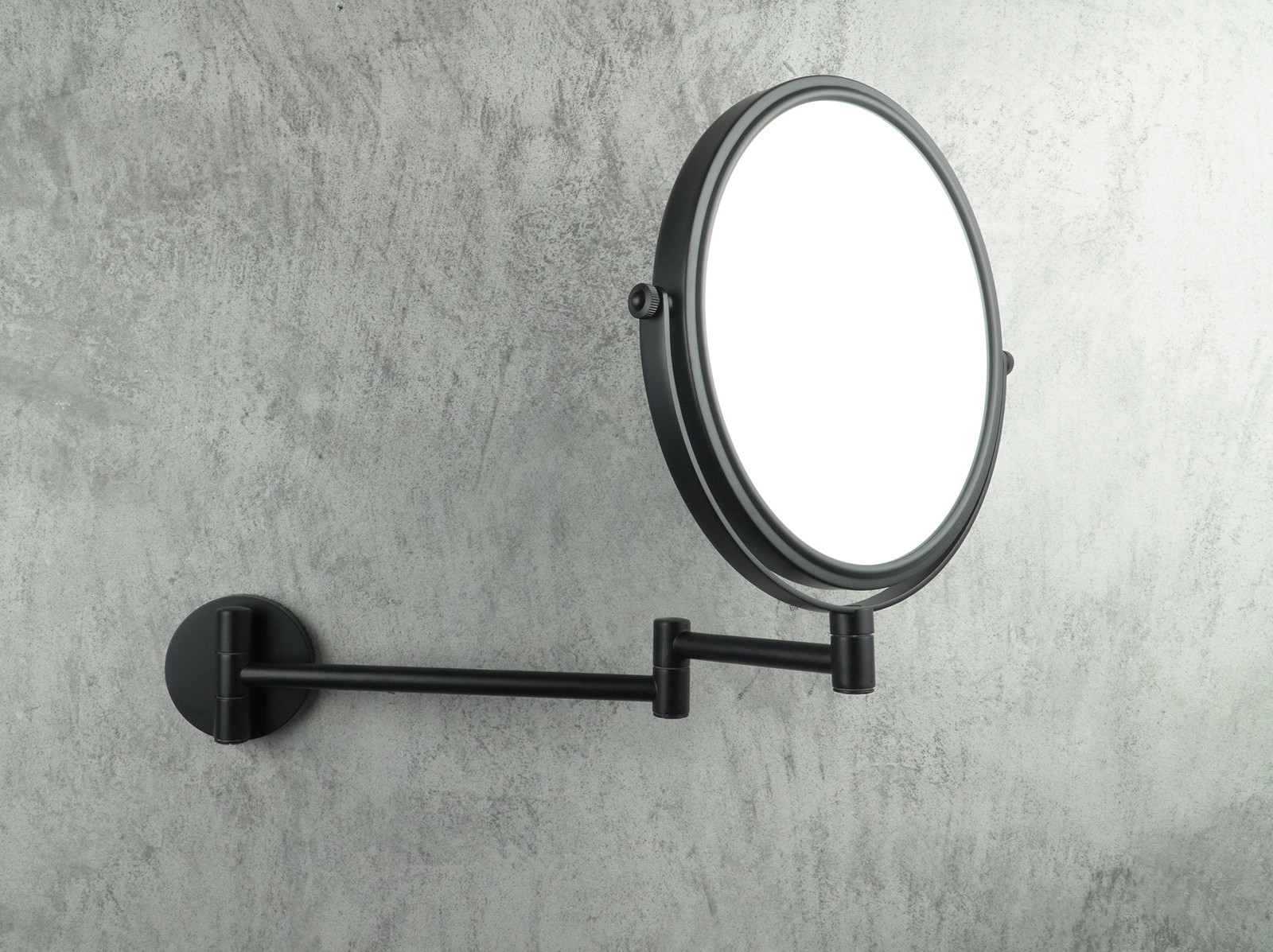 Round - Kosmetik-Spiegel, auf beweglichem Arm - Zweiseitig-