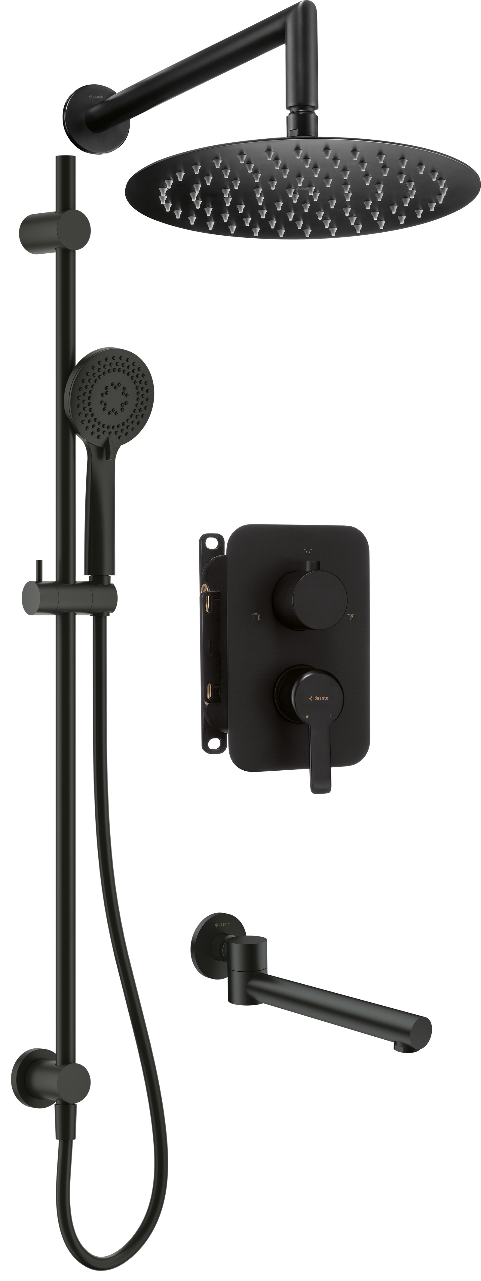 Arnika - Unterputz-Duschset, mit Mischbox