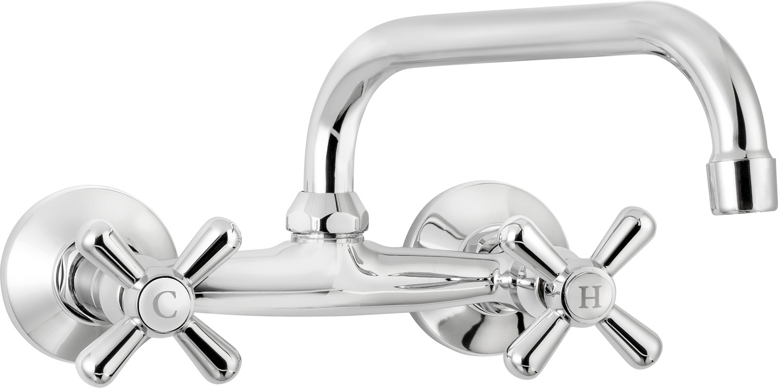Symetrio - Waschbeckenarmatur, Wand-