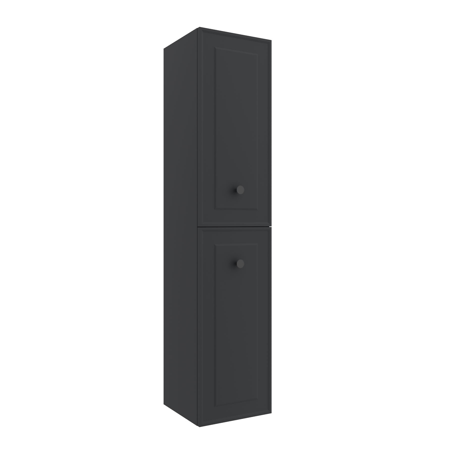 Hochschrank wandhängend RENOIR 2 Türen ANTHRAZITGRAU 350 x 1600 x 349 mm