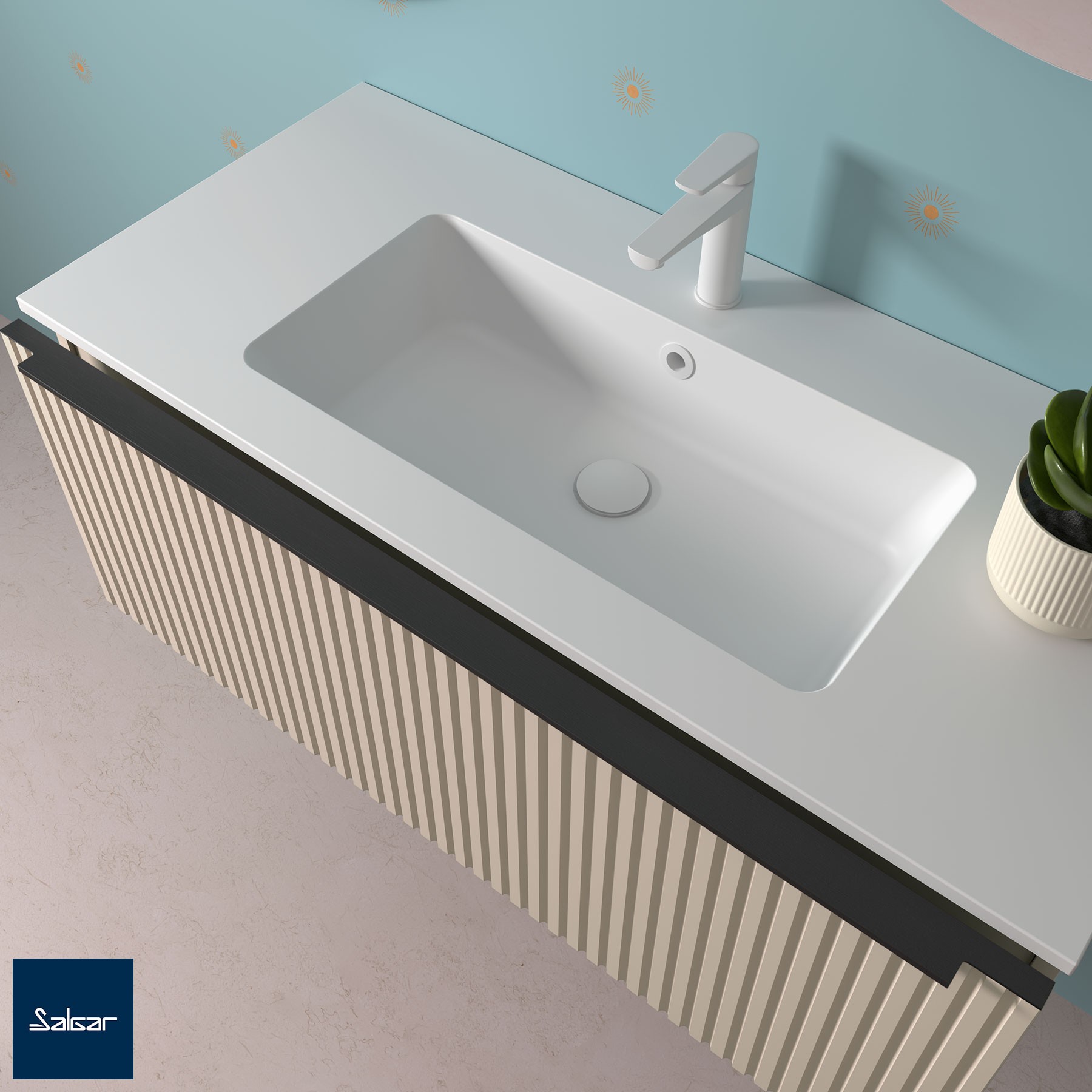 Griff LINA 600 BRUSHED BLACK