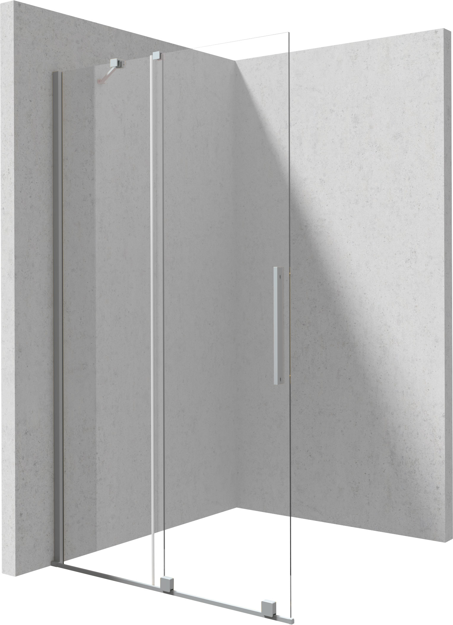 Prizma - Duschwand, Walk-In, 100 cm - verschiebbar