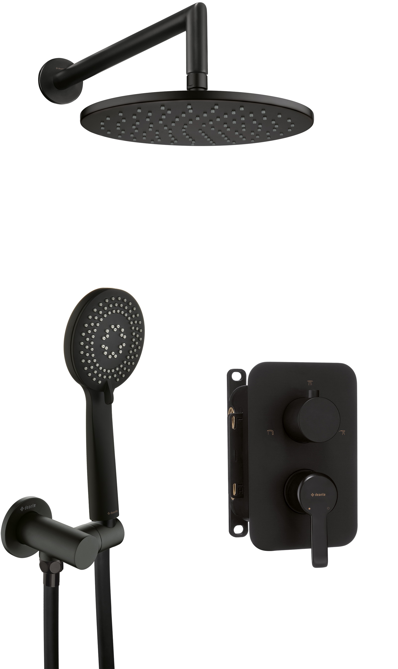 Arnika - Unterputz-Duschset, mit Mischbox