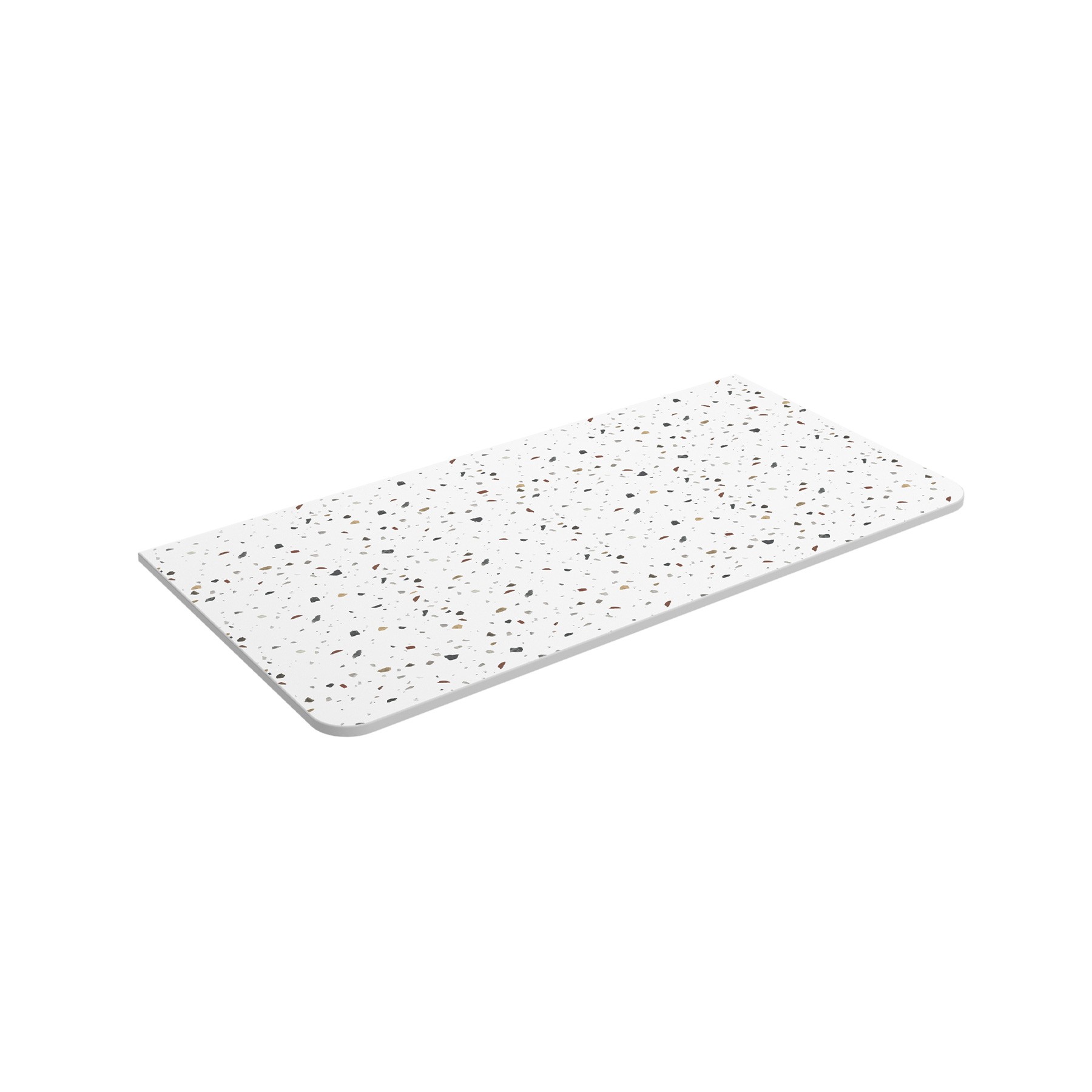 Waschtischplatten UNIIQ 600 ohne Bearbeitung TERRAZO NATURA 610 x 12 x 460 mm