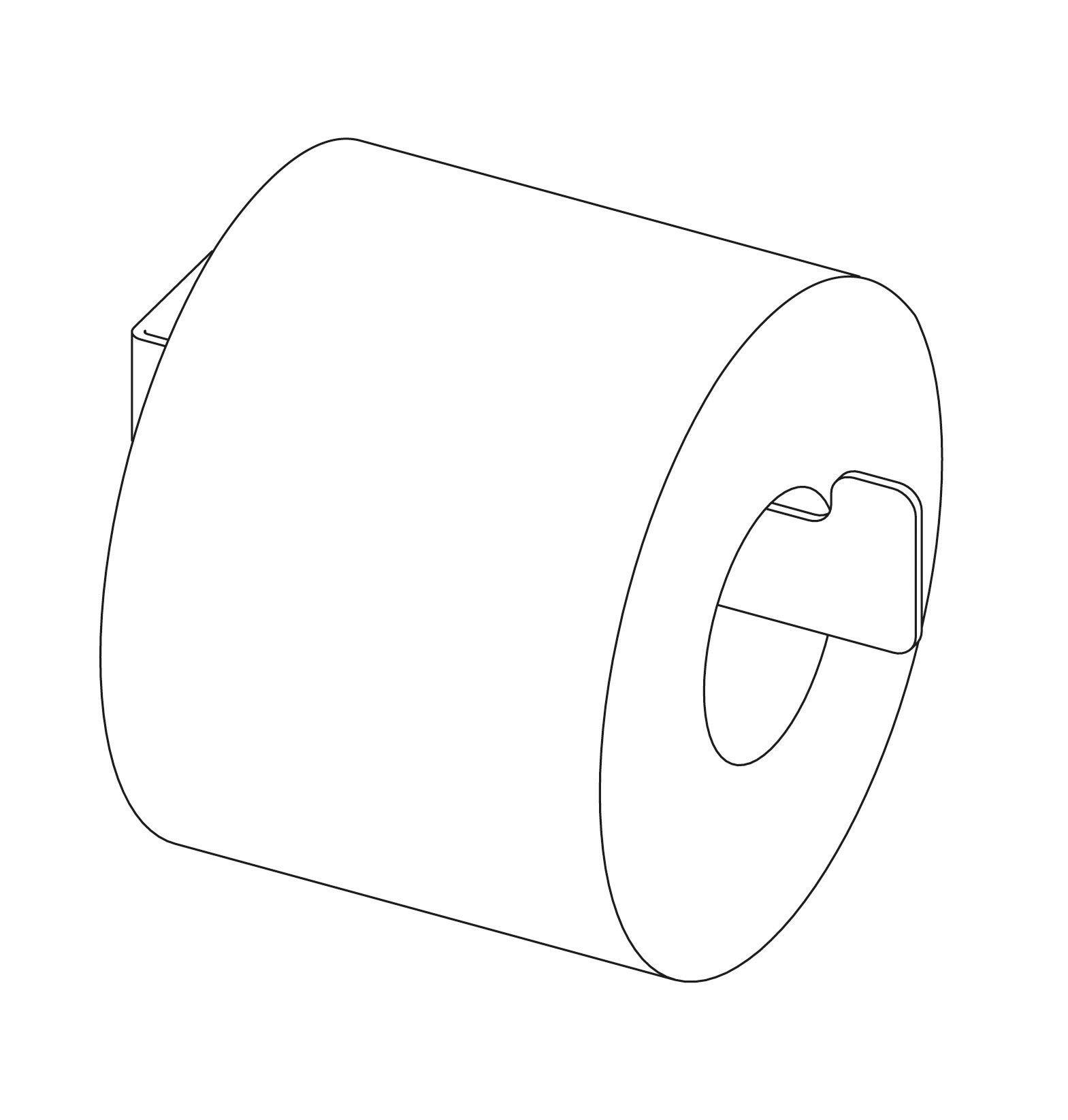 Mokko - Toilettenpapierhalter, Wand-