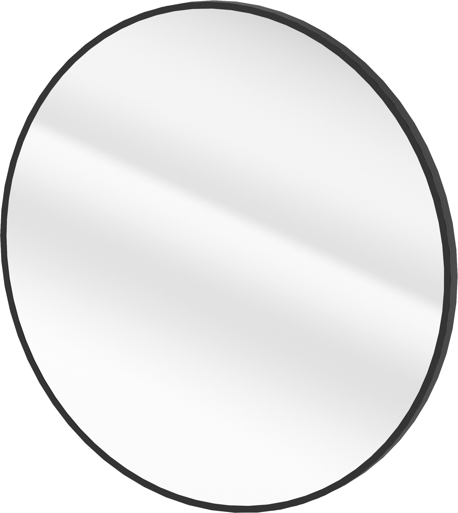 Round - Spiegel, Hänge-, in einem Rahmen - rund