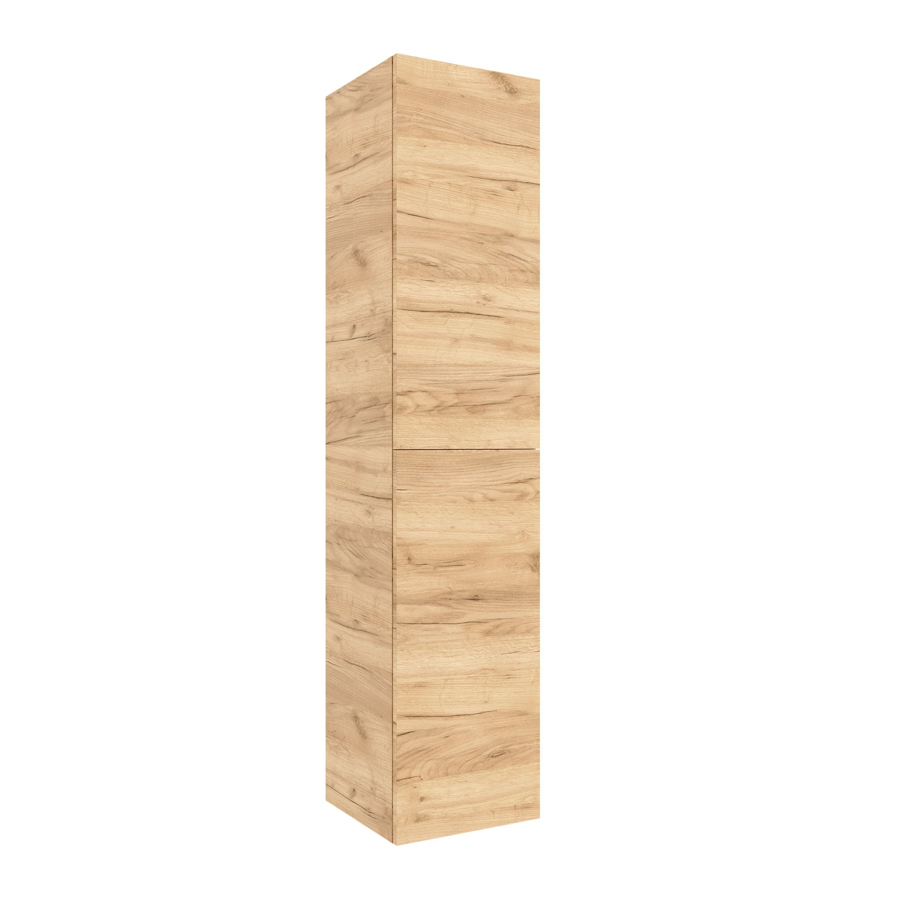 Hochschrank wandhängend ALLIANCE 2 Türen links/rechts mit Drucköffner EICHE AFRIKA 350 x 1600 x 349 mm