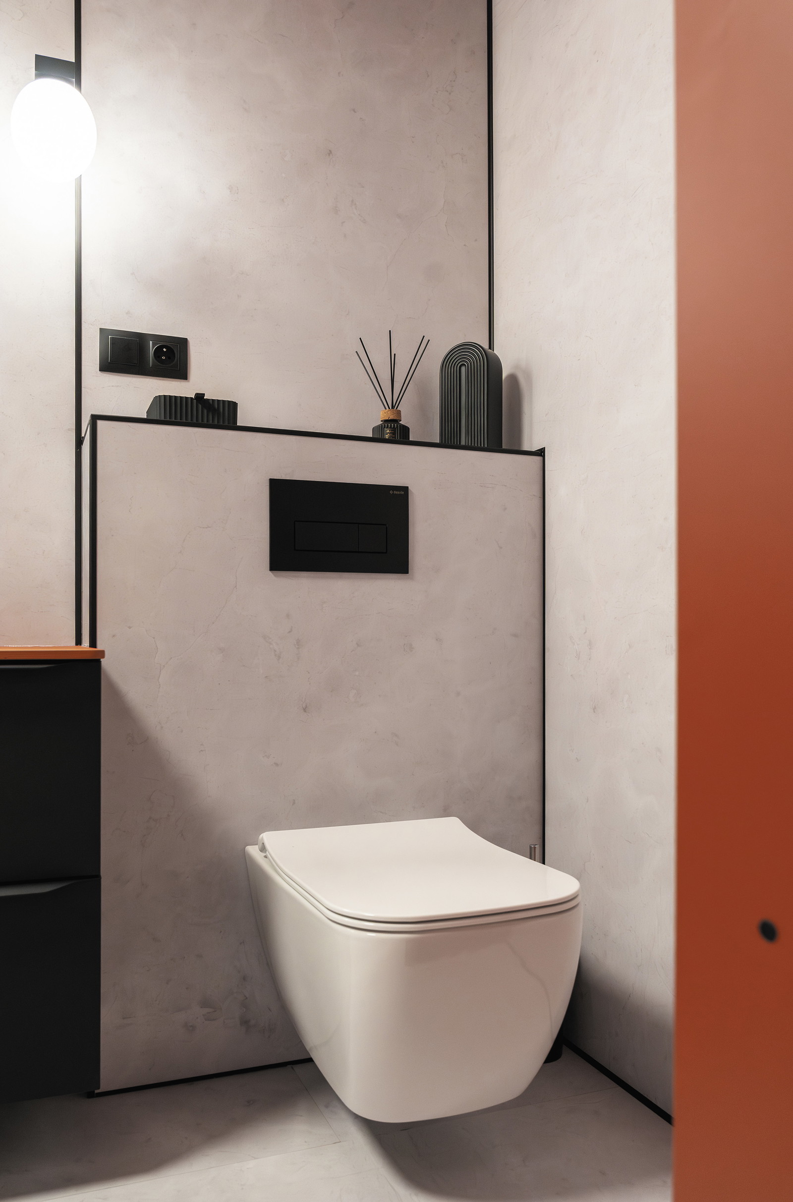 Hiacynt New - WC-Schüssel, mit Deckel, spülrandlos