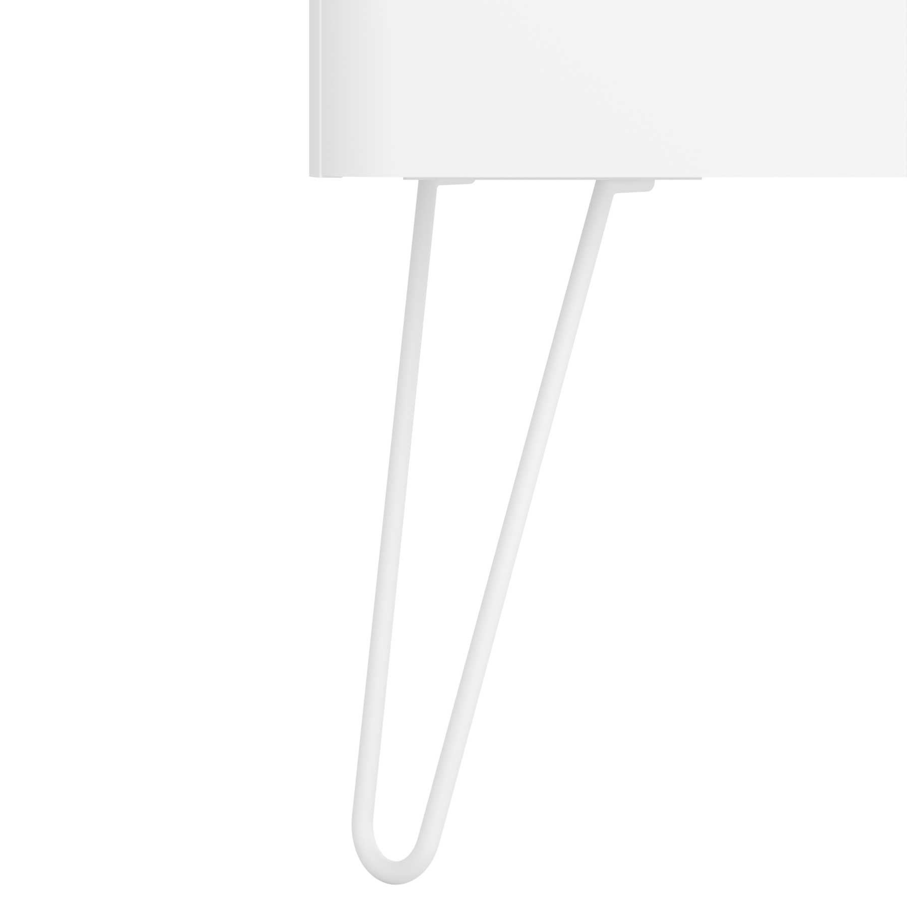 Satz 2 Füße UNIIQ WEISS 330 mm