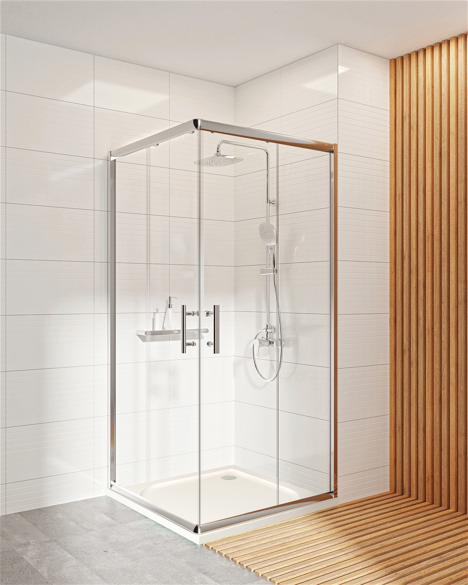 Round - Ablage, Wand-