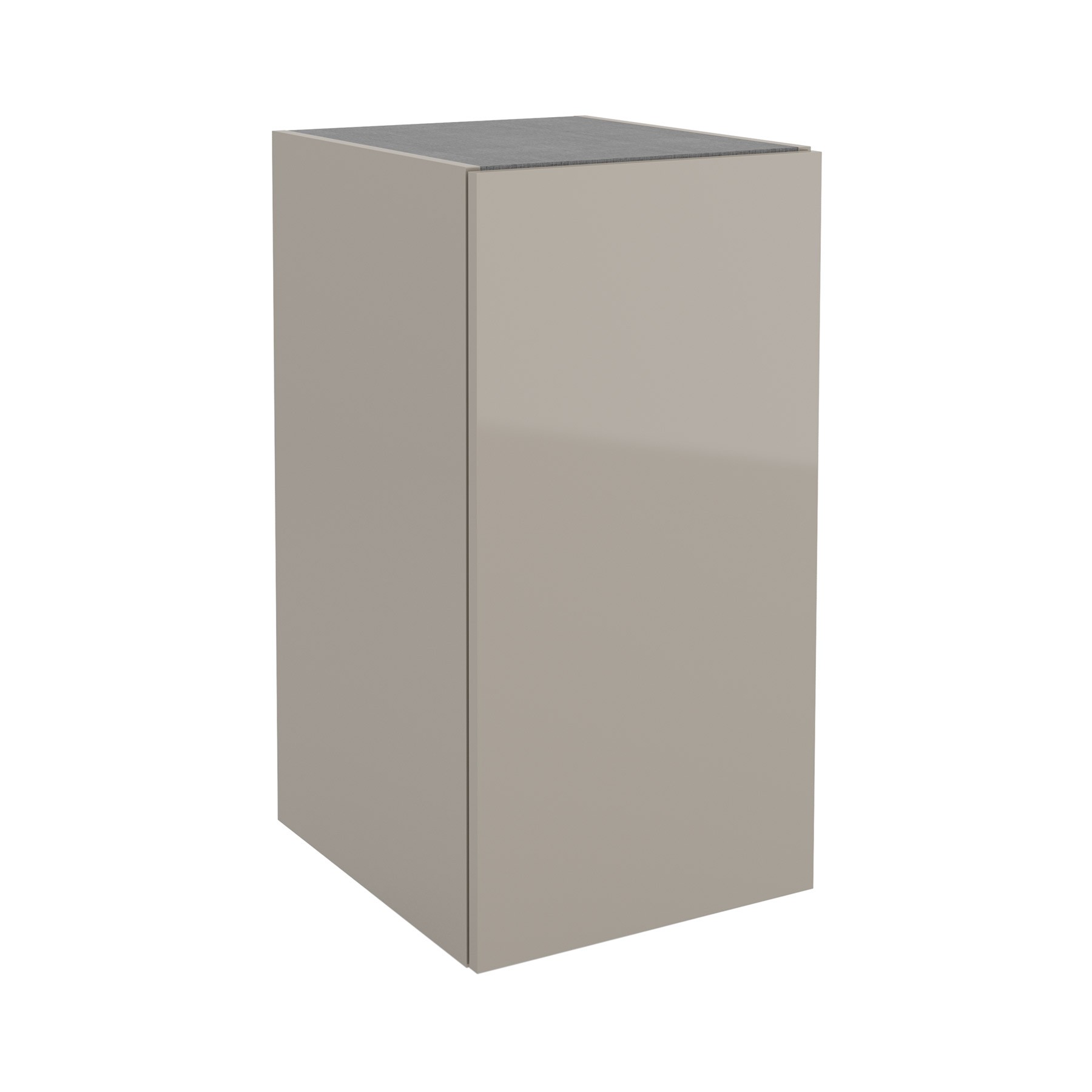 Schrankelement ALLIANCE 400 1 Tür links/rechts TAUPE GLÄNZEND 400 x 868 x 450 mm