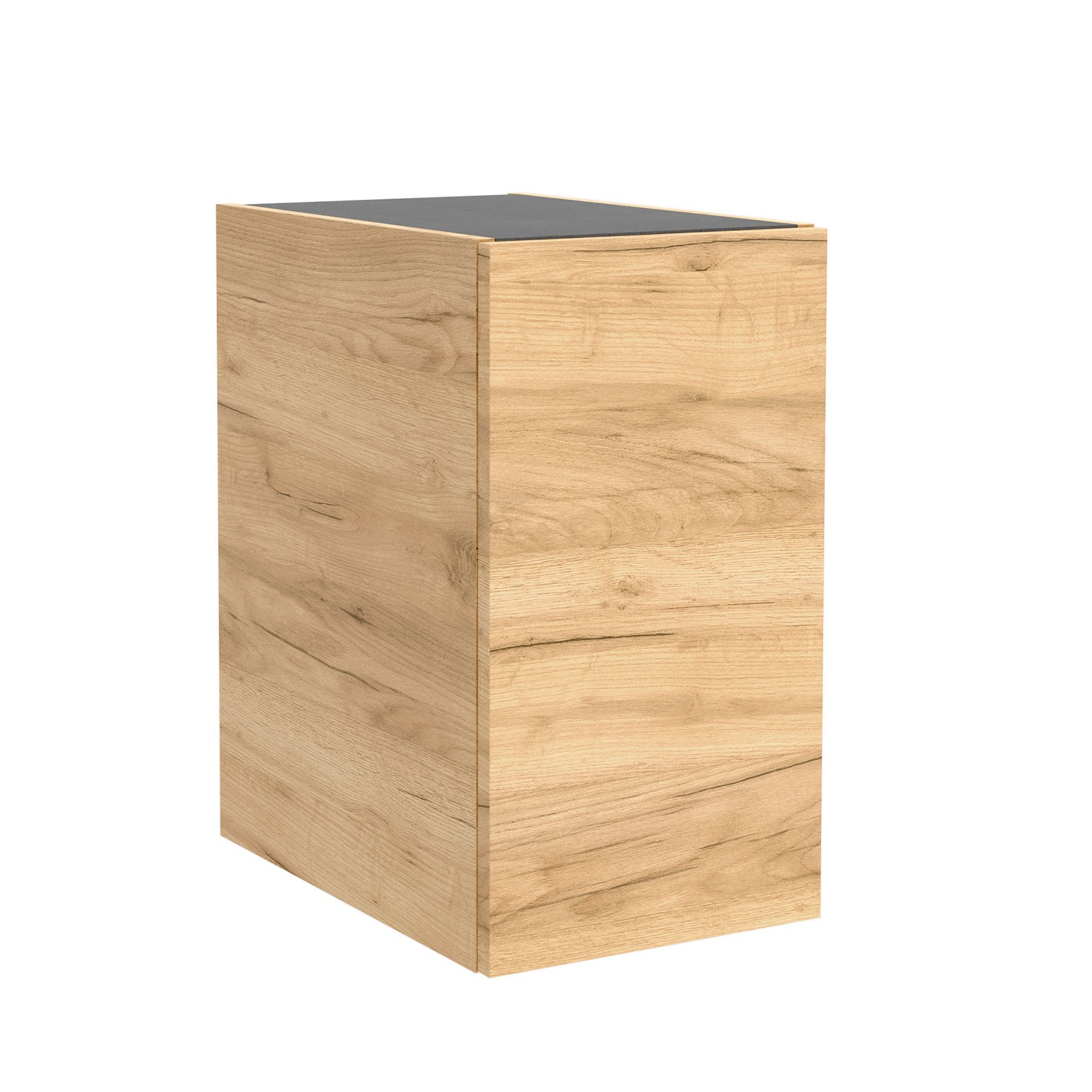 Schrankelement wandhängend ALLIANCE 300 1 Tür links/rechts mit Drucköffner EICHE AFRIKA 300 x 540 x 450 mm