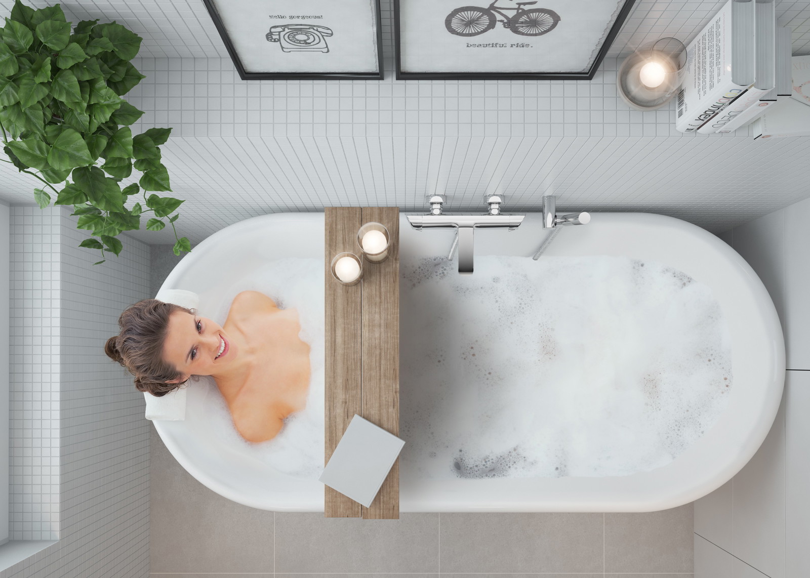 Arnika - Wannenarmatur, Wand-