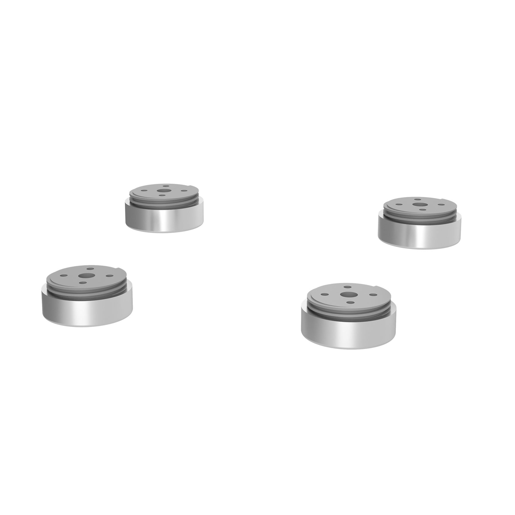 Satz 4 Füße GRIS MATE  20 mm