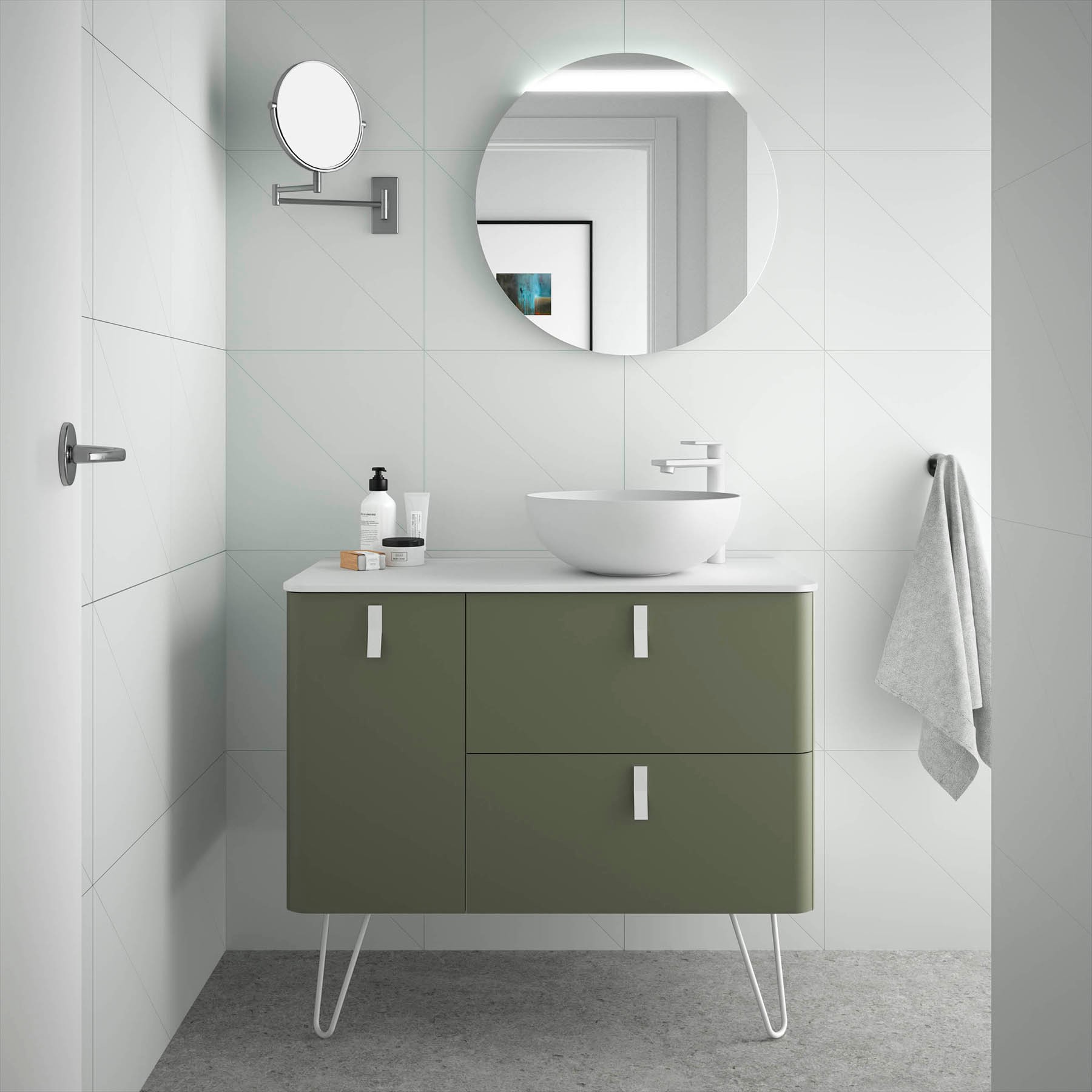 Schrank wandhängend UNIIQ 1200 Links BOSQUE