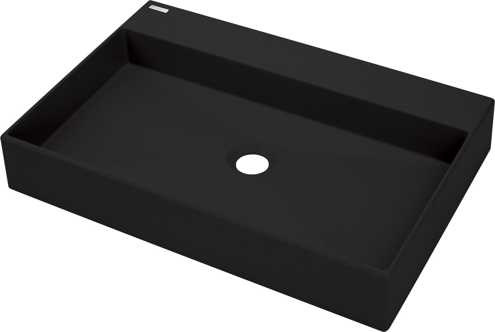 Correo - Granitwaschbecken, Aufsatz, mit Armaturenbank