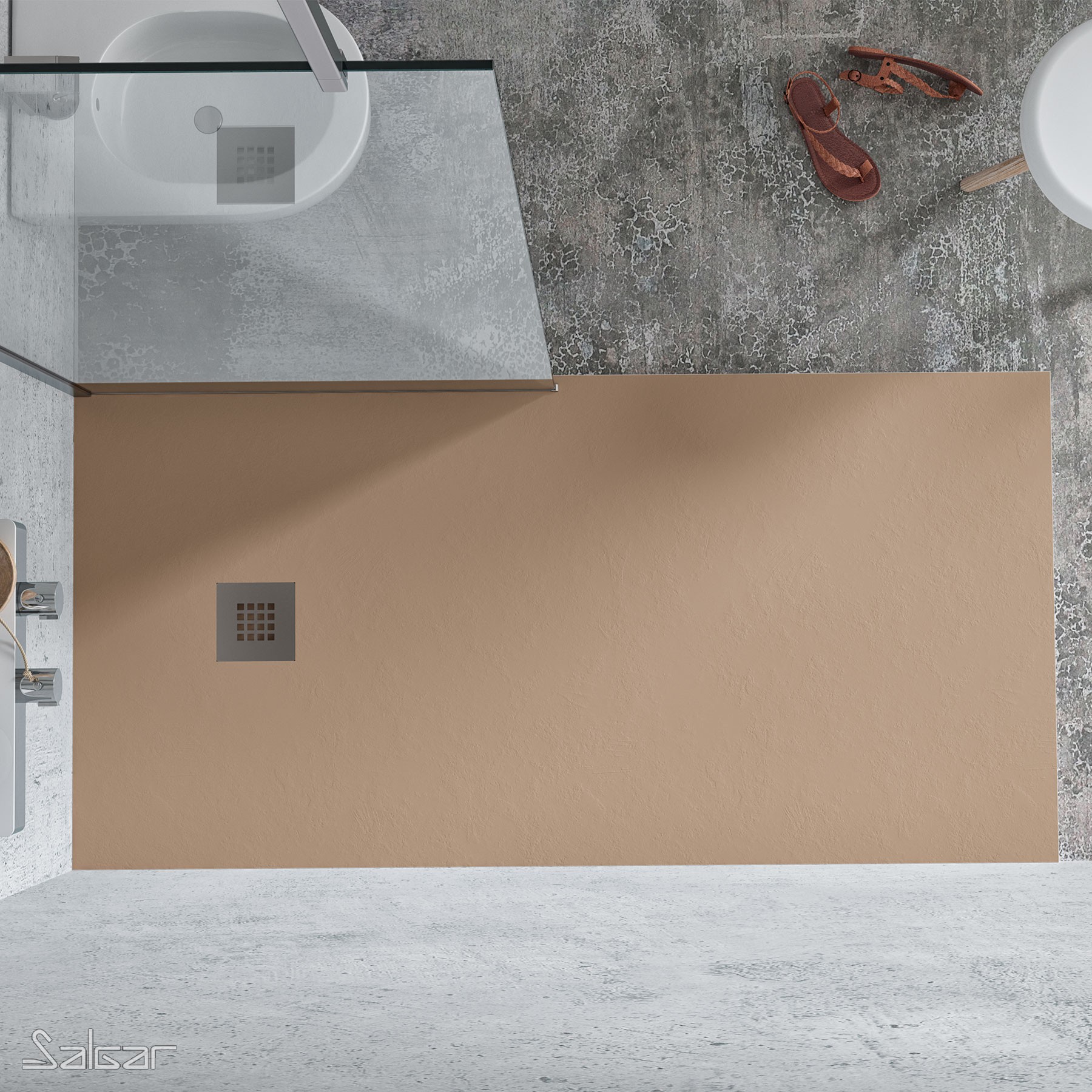 Duschtasse RIOJA SAND 700 x 1000 mm