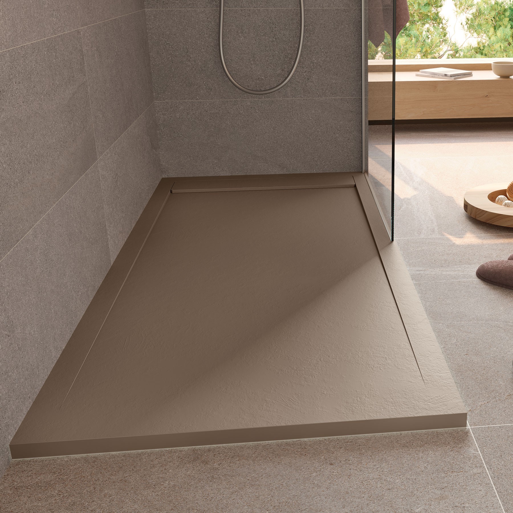 Duschtasse POMPEYA SAND 800 x 1400 mm