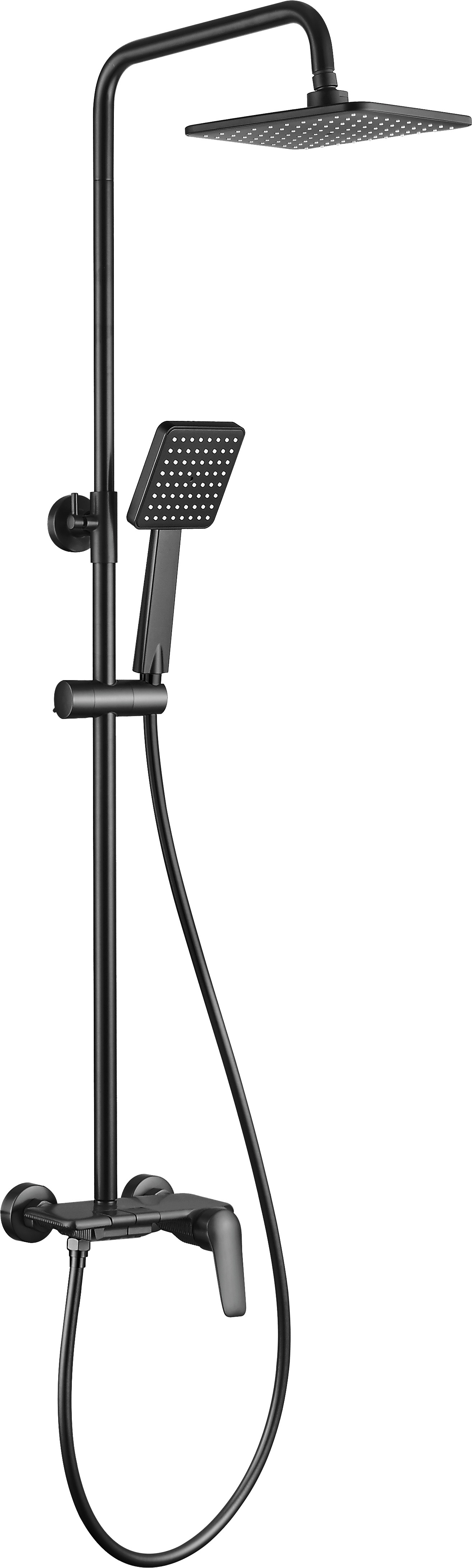 Boro - Duschsystem, mit Duscharmatur