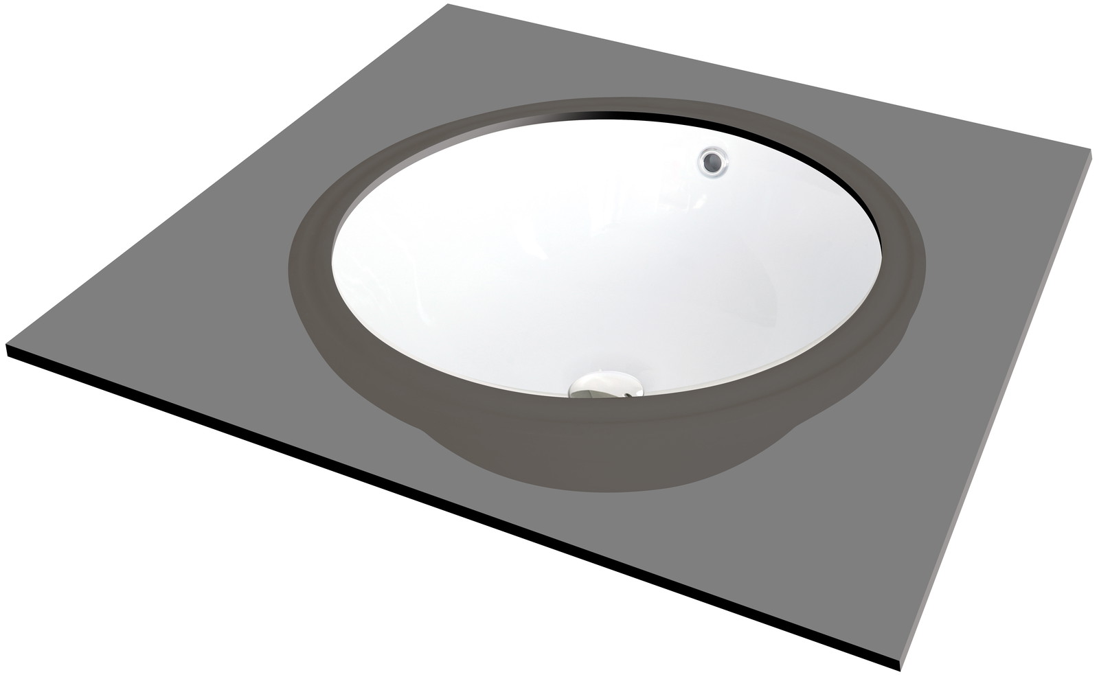 Alpinia - Keramikwaschbecken, Unterbau