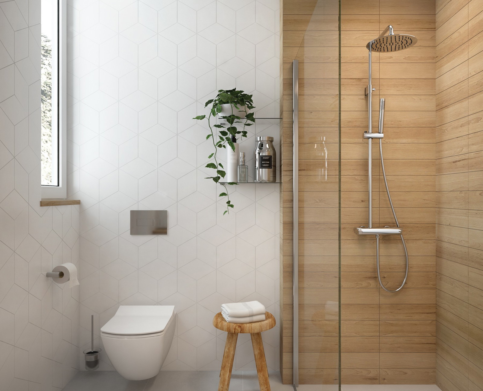 Round - Toilettenpapierhalter, Wand-