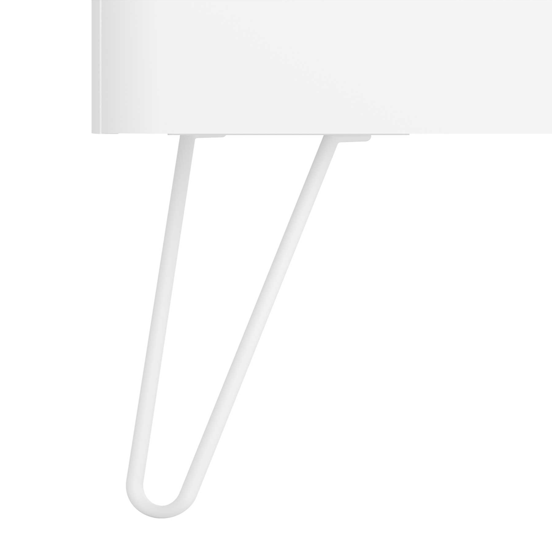Satz 2 Füße UNIIQ WEISS 230 mm