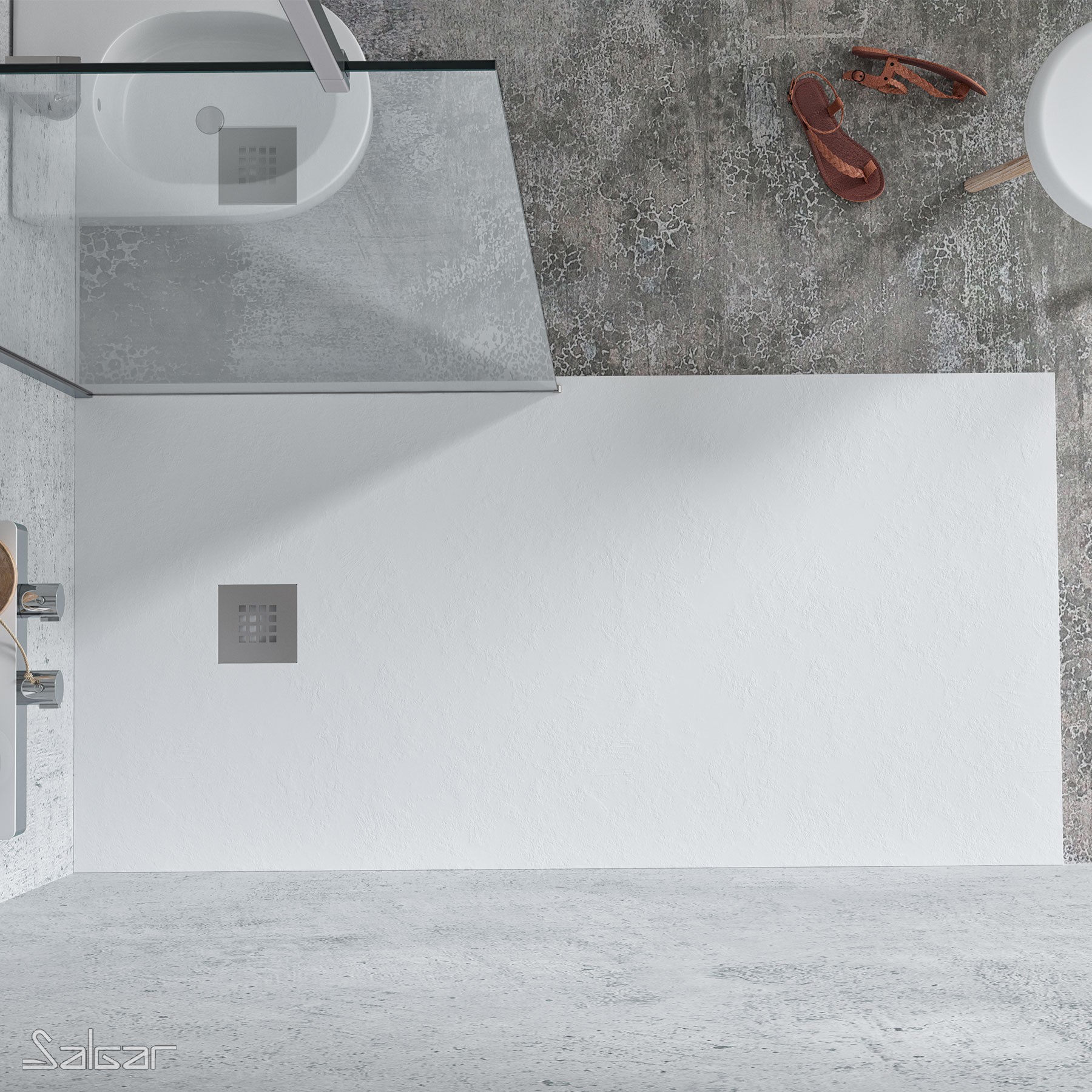 Duschtasse RIOJA WEISS 900 x 1400 mm