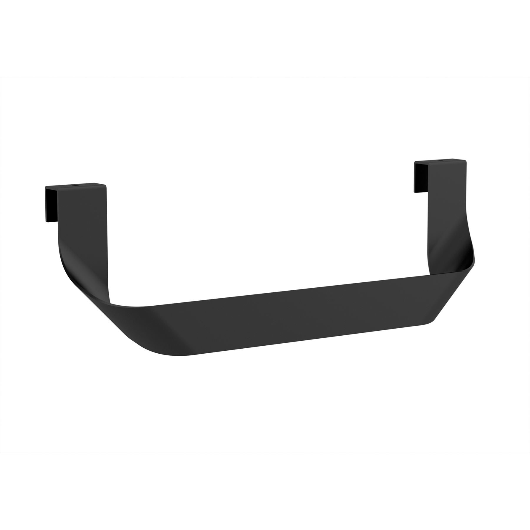 Doppelter Handtuchhalter JAZZ Tiefe 45 y 50 SCHWARZ 385 x 125 x 68 mm