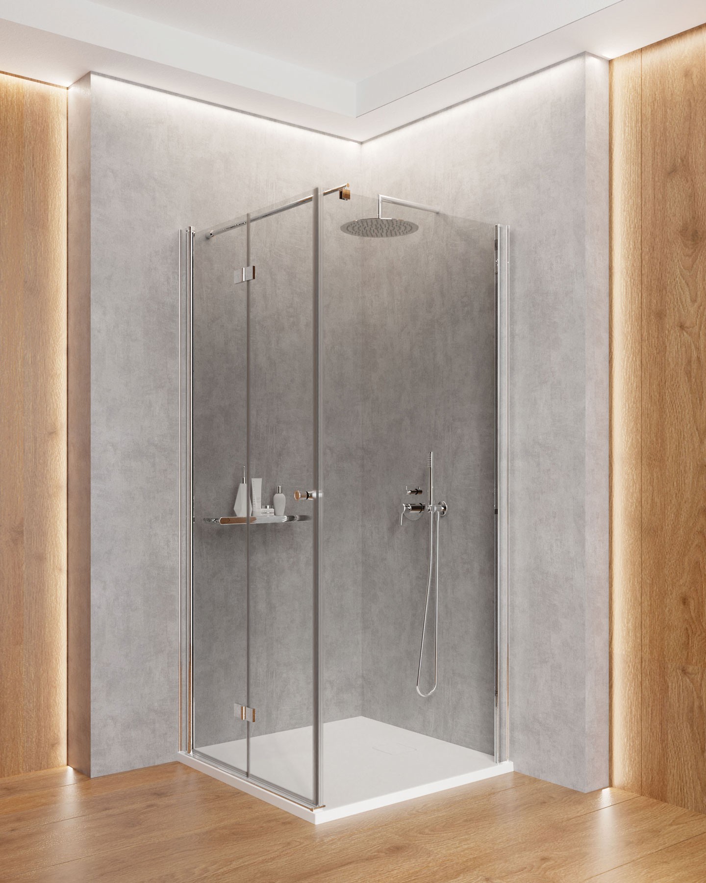 Round - Ablage, Wand-
