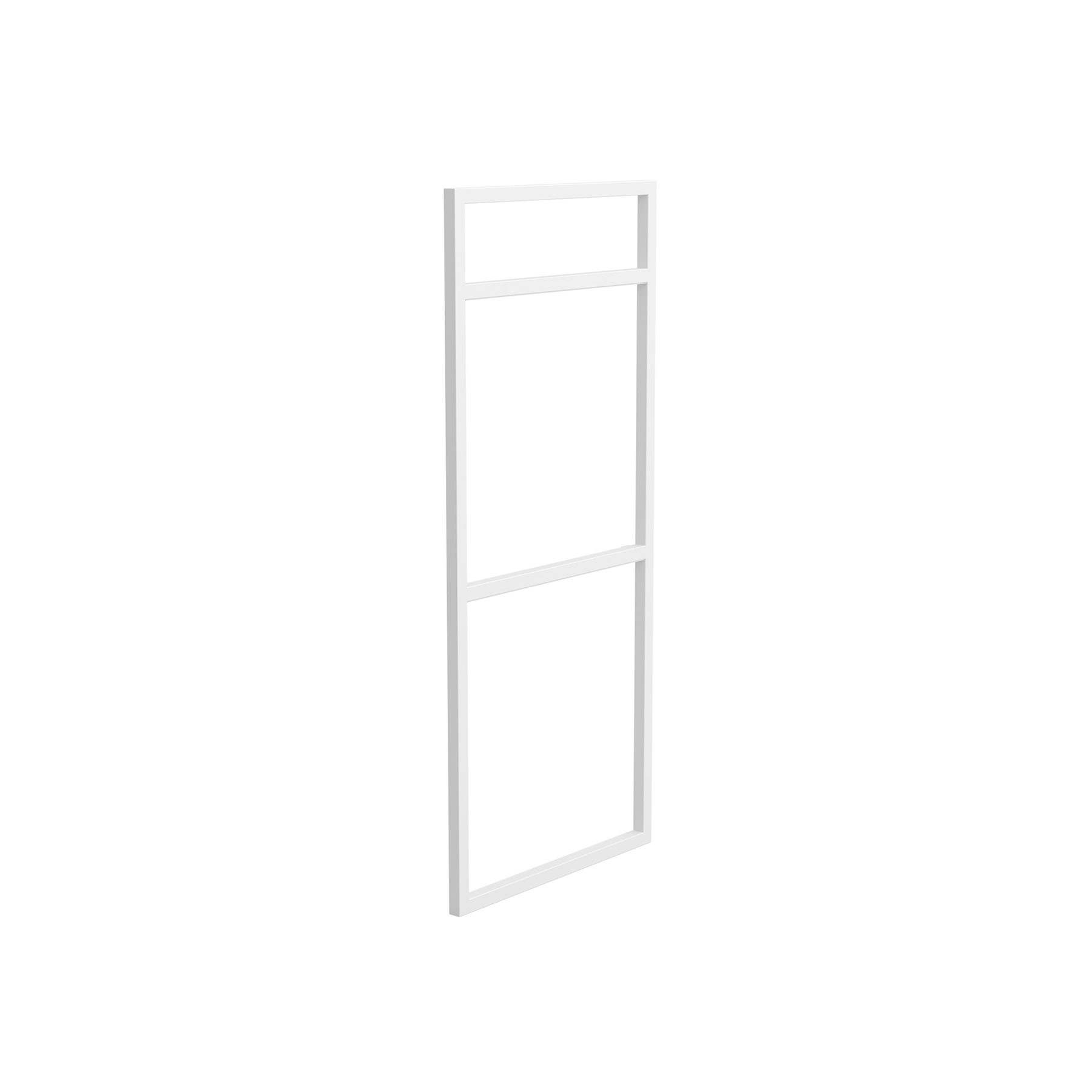Metallgestell LLOYD HOCH für Schränke und Strukturen Compakt MATT WEIß 333 x 16 x 790 mm