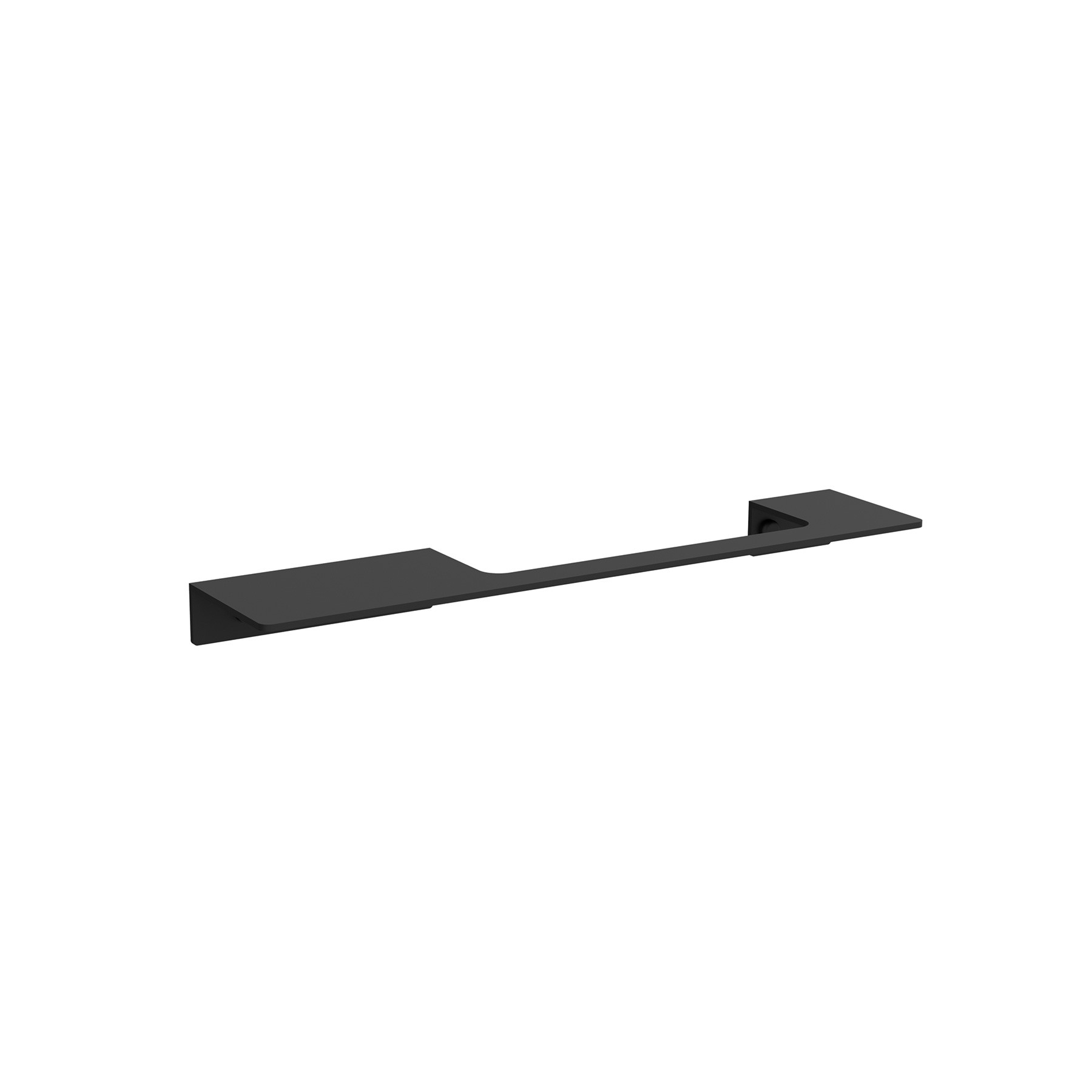Handtuchregal SQUARE MATTSCHWARZ 350 x 75 x 28 mm
