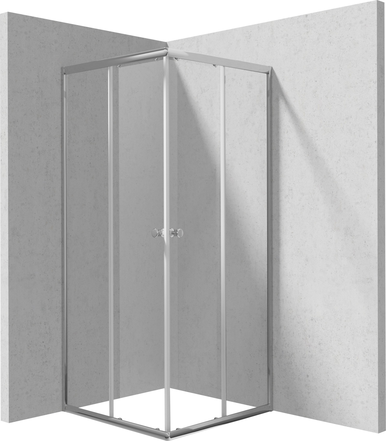 Cilantro - Duschkabine, Quadrat-, 80 cm