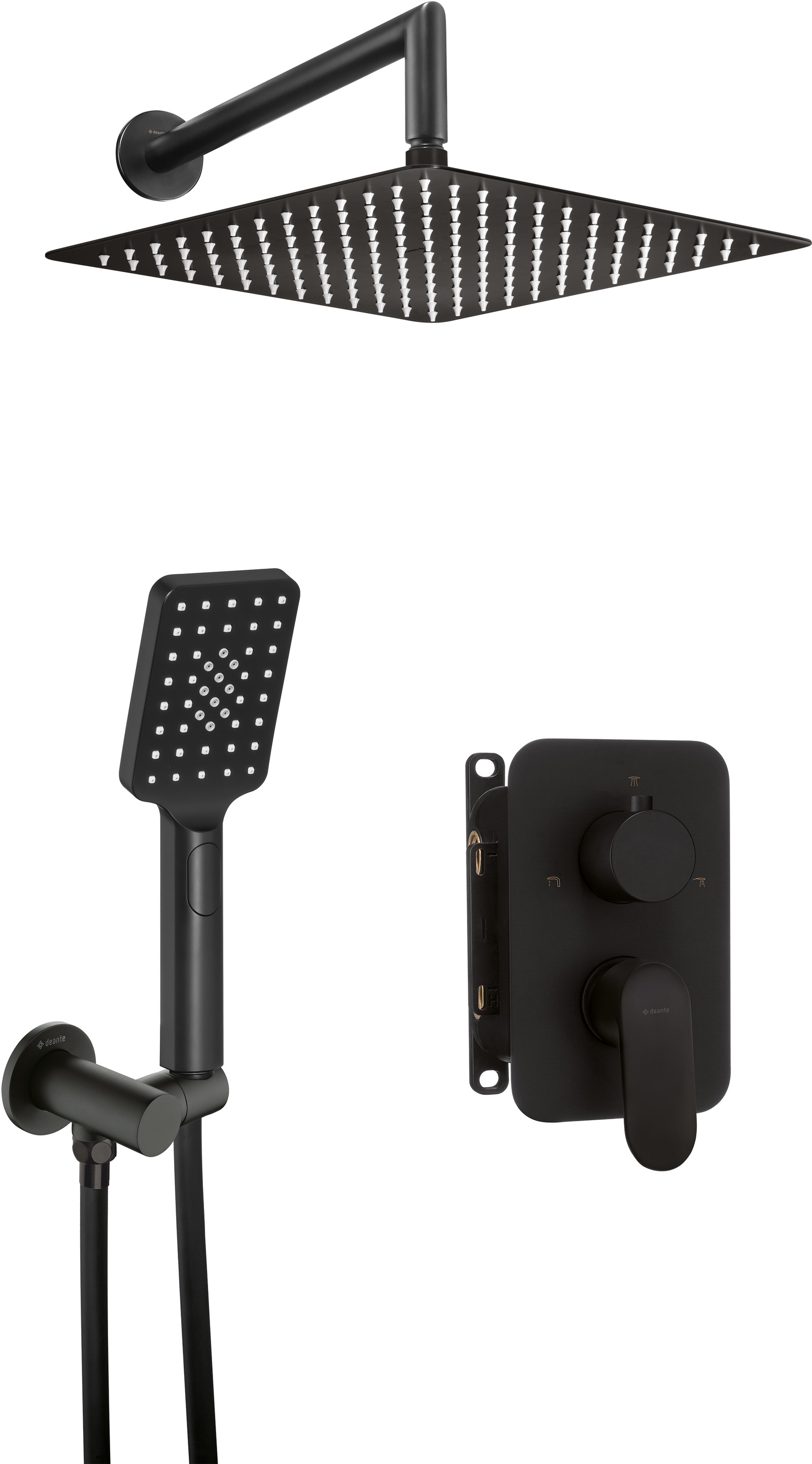 Alpinia - Unterputz-Duschset, mit Mischbox